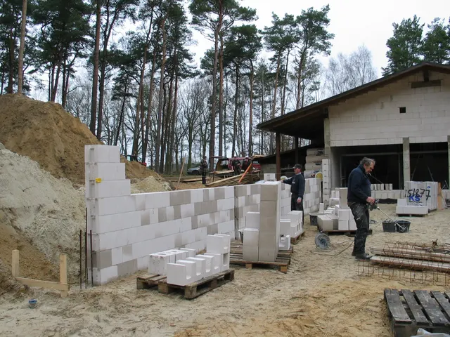 Aufbau der Außenanlage