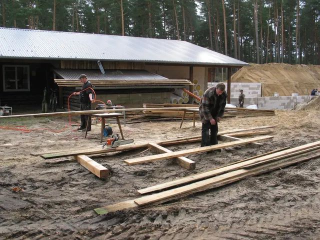 Aufbau der Außenanlage