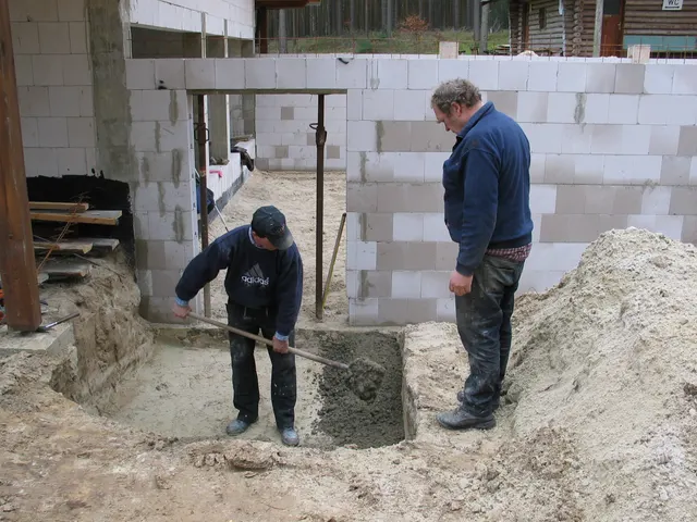 Aufbau der Außenanlage