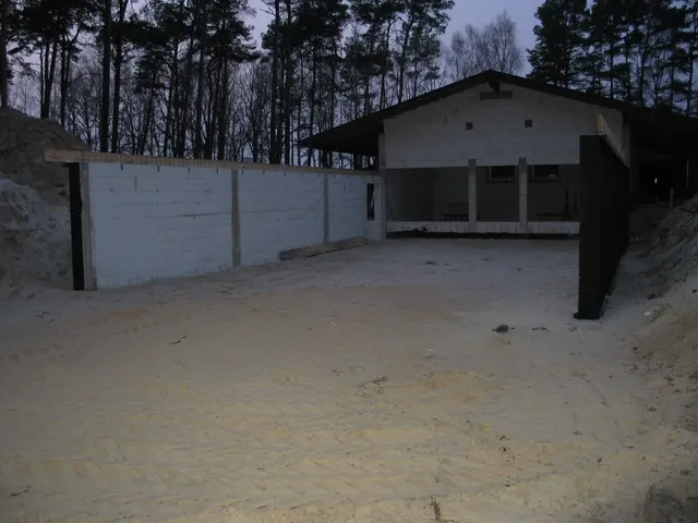 Aufbau der Außenanlage