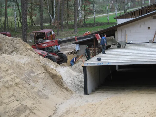 Aufbau der Außenanlage