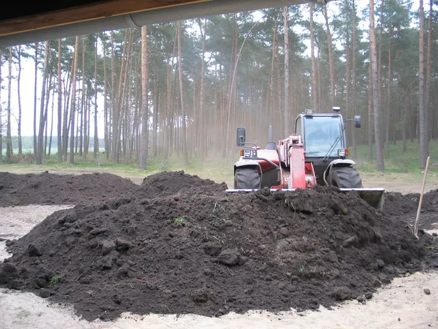 Aufbau der Außenanlage