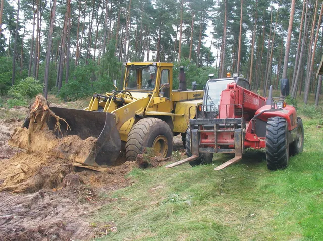 Aufbau der Außenanlage