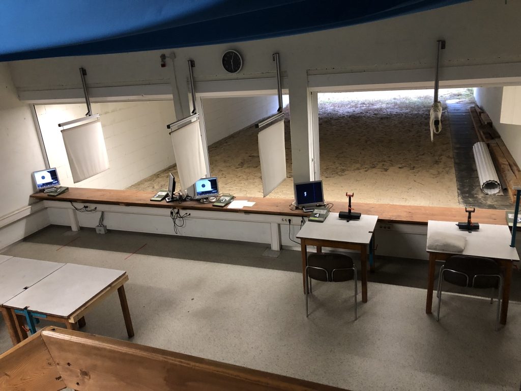 Outdoor-Stand fertiggestellt